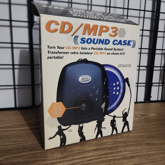 CD/MP3 Sound Case - Blue - Picture 1 of 5